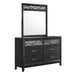 Obsidian Mirror-Black