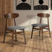 Morocco Dining Chair W/Dark Gray Seat Cushion (2 Per Carton)