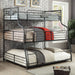Olga III Sand Black Twin/Full/Queen Bunk Bed - Furniture Stars (Chicago, IL)