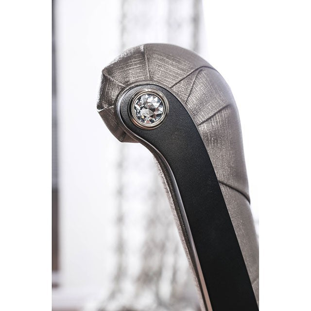 Amina Gray Side Chair (2/CTN) - Furniture Stars (Chicago, IL)