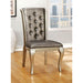 AMINA Champagne Side Chair (2/CTN) - Furniture Stars (Chicago, IL)