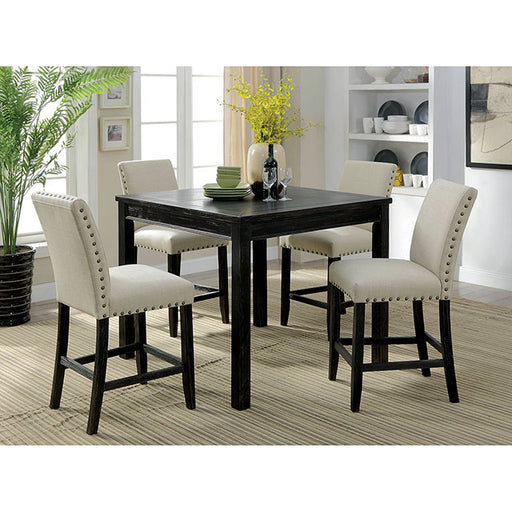 Kristie 5 Pc. Counter Ht. Table Set - Furniture Stars (Chicago, IL)
