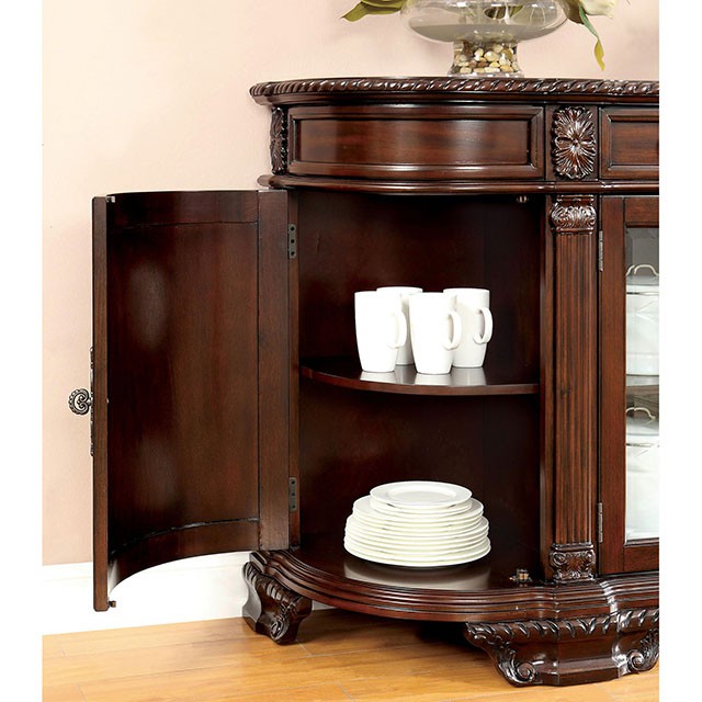 Bellagio Brown Cherry Server - Furniture Stars (Chicago, IL)