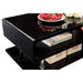Ninove Black/Chrome End Table - Furniture Stars (Chicago, IL)