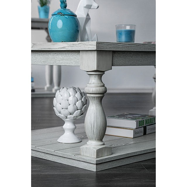 Arlington Antique White Sofa Table - Furniture Stars (Chicago, IL)