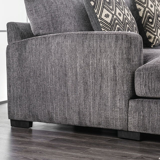 Kaylee L-Sectional w/ Right Chaise - Furniture Stars (Chicago, IL)