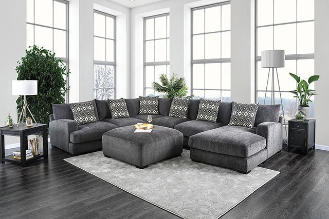 Kaylee U-Sectional w/ Right Chaise - Furniture Stars (Chicago, IL)