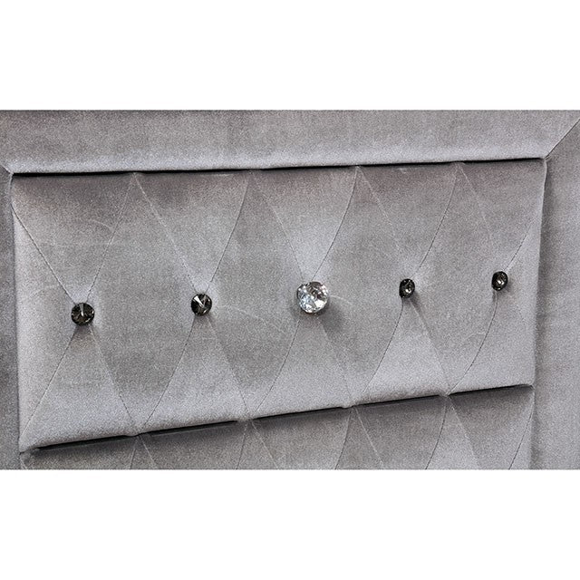 Alzir Gray Night Stand - Furniture Stars (Chicago, IL)