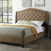 Carly Cal.King, E.King, Full, & Queen Bed Grey & Brown - Furniture Stars (Chicago, IL)