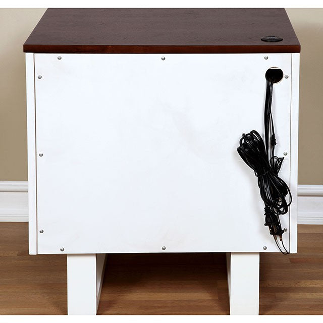 Meredith Night Stand w/ USB Outlet - Furniture Stars (Chicago, IL)