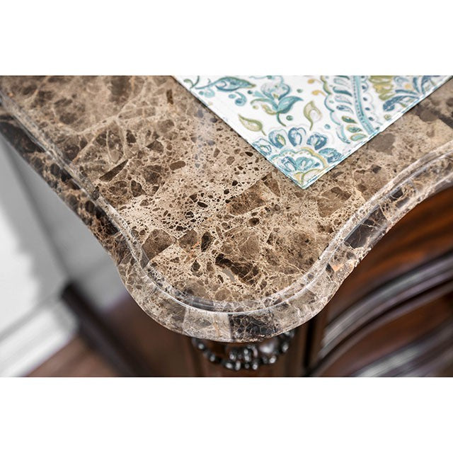 Menodora Brown Cherry Night Stand - Furniture Stars (Chicago, IL)