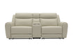 Jacobus Manual Recliner Loveseat w/ Console - Furniture Stars (Chicago, IL)
