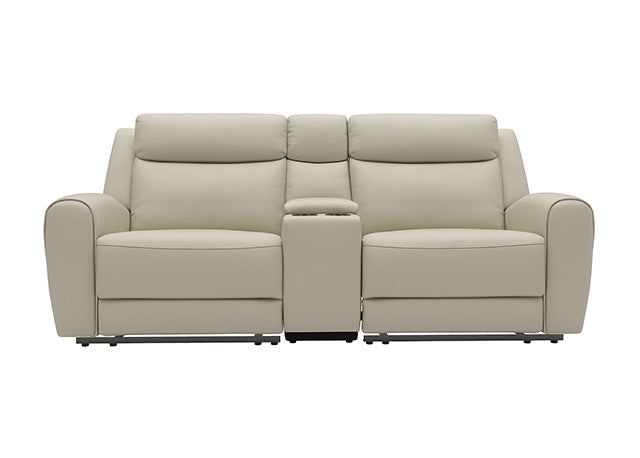 Jacobus Manual Recliner Loveseat w/ Console - Furniture Stars (Chicago, IL)