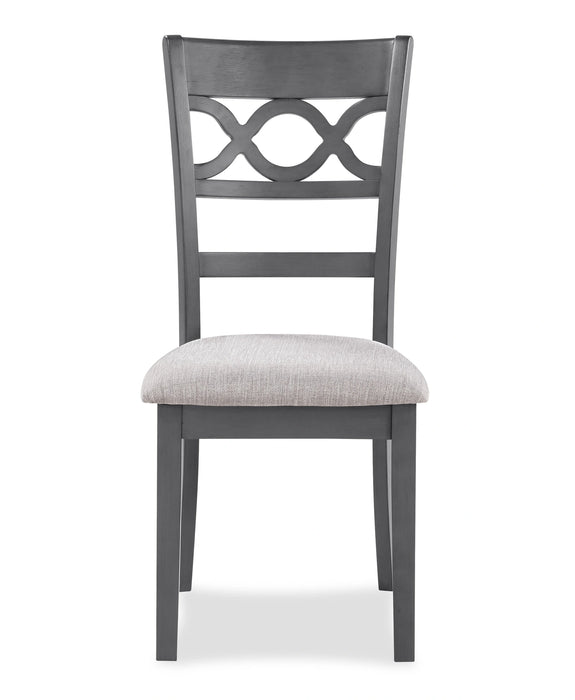 Cori Round Dining 5 Pc Set-Gray