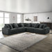 Embrace Armless Chair-Charcoal