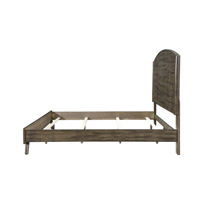 Rex 6/6-6/0 Ek/Wk Headboard, Footboard & Slats-Walnut