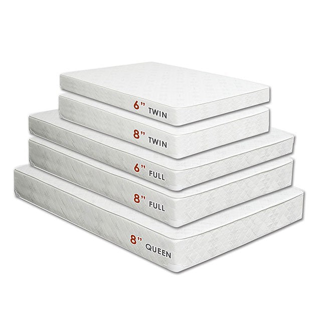Daisy White 8" Bunkie Board Combo Mattress, Full - Furniture Stars (Chicago, IL)