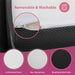 Hollyhock 3" Full Tri-Fold Memory Foam Topper - Furniture Stars (Chicago, IL)
