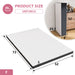 Hollyhock 3" Full Tri-Fold Memory Foam Topper - Furniture Stars (Chicago, IL)