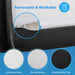 Hollyhock 3" Twin Tri-Fold Memory Foam Topper - Furniture Stars (Chicago, IL)