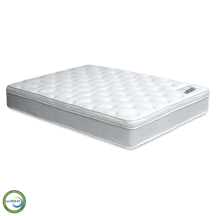 Bird Of Paradise White 11" Euro Pillow Top Mattress, Full - Furniture Stars (Chicago, IL)