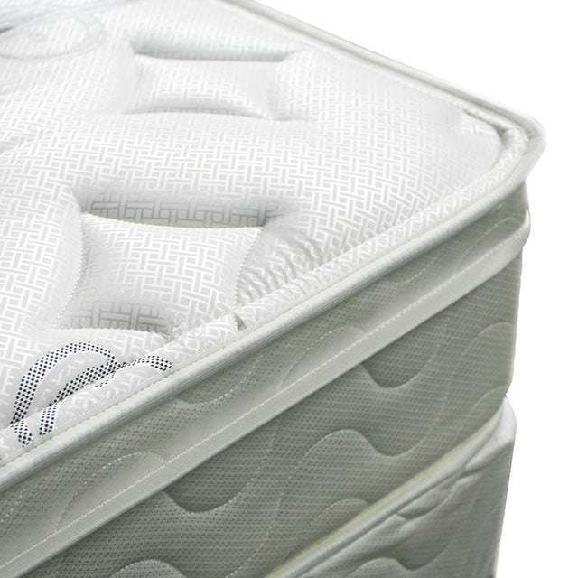 JALEN White 9" Euro Top Mattress, Full - Furniture Stars (Chicago, IL)