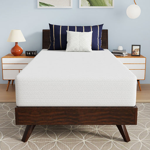 Nasturtium 10" Twin Bamboo Charcoal Infused Memory Foam - Furniture Stars (Chicago, IL)