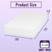 Nasturtium 12" Twin Bamboo Charcoal Infused Memory Foam - Furniture Stars (Chicago, IL)