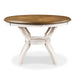 Cori Round Dining 5 Pc Set-Bisque/Brown