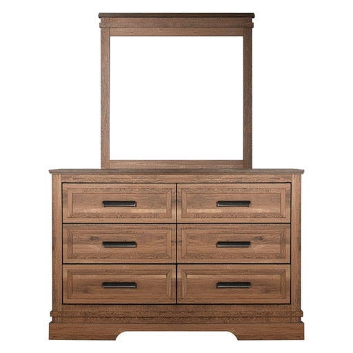 Coventry Hall Mirror-Pecan