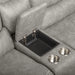 Kamari Laf Console Loveseat W/Dual Recliner-Gray