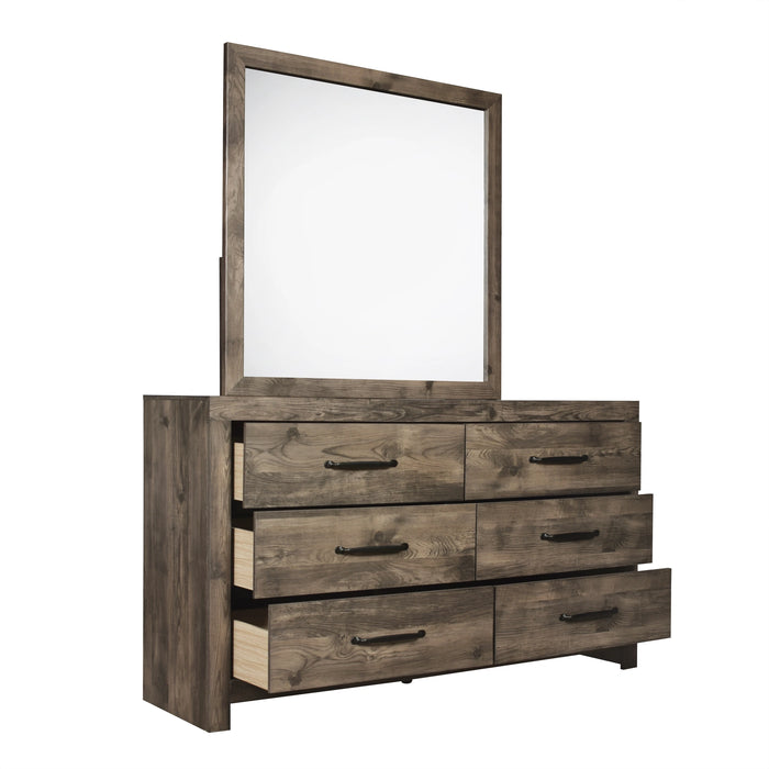 Misty Lodge Mirror- Greige