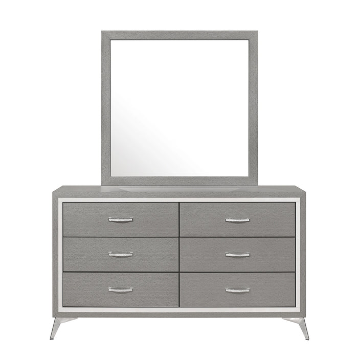 Huxley Mirror-Gray