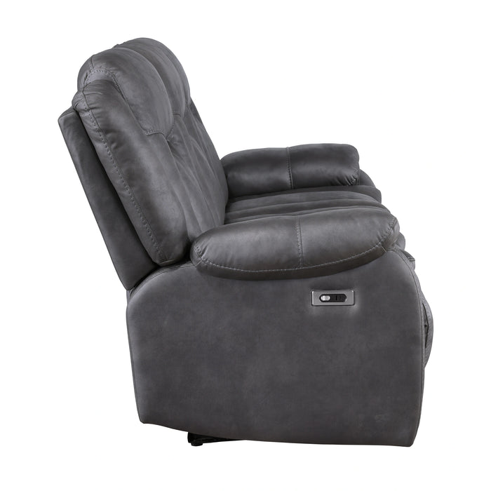 Morello Sofa W/Pwr Fr- Gray