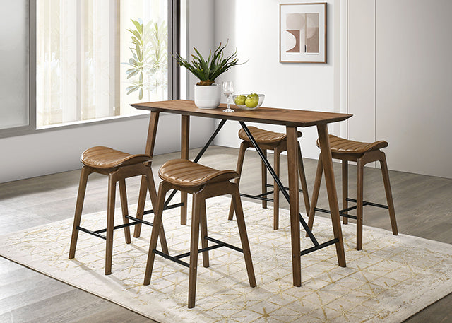 Klamath 5 Pc Counter Ht Table Set - Furniture Stars (Chicago, IL)