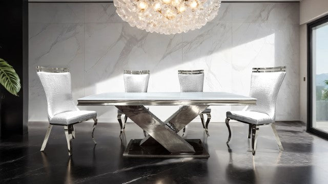 Palazzo Silver Chair (2/CTN) - Furniture Stars (Chicago, IL)