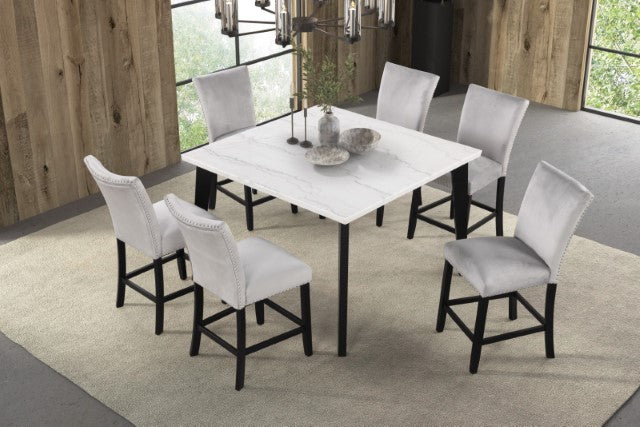 Sabro Square Counter Ht. Table - Furniture Stars (Chicago, IL)