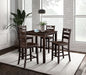 Lubbock 5 Pc. Counter Ht. Table Set - Furniture Stars (Chicago, IL)