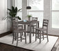 Lubbock 5 Pc. Counter Ht. Table Set - Furniture Stars (Chicago, IL)