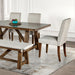 Losone Dining Table Set with Bench Rustic - Furniture Stars (Chicago, IL)