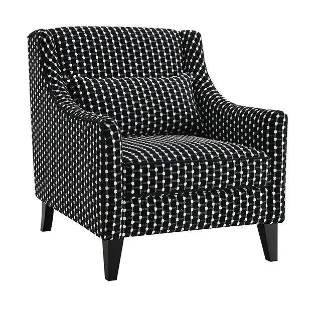 Viviani Accent Chair w/ 1 Kidney - Furniture Stars (Chicago, IL)