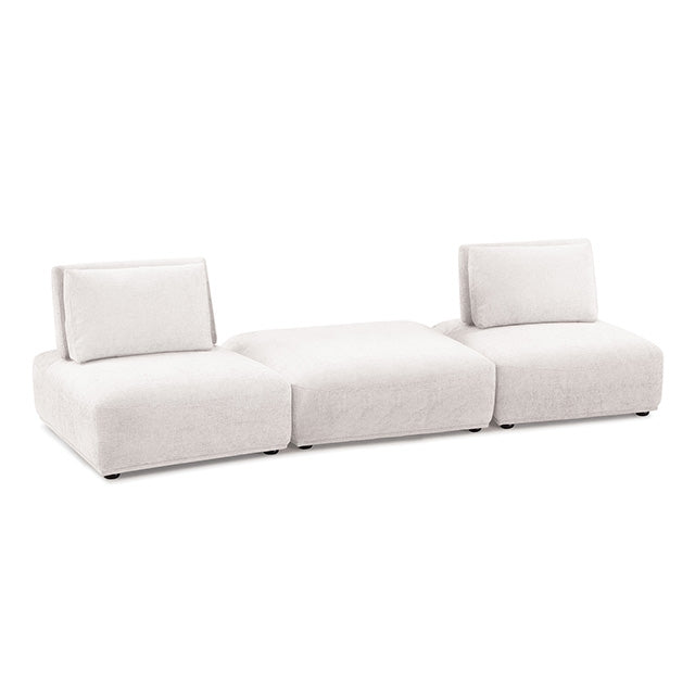 Stavanger 2-Seater w/ Square Ottoman - Furniture Stars (Chicago, IL)