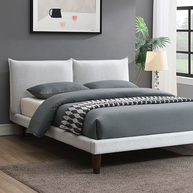 Verwood E.King, Full, & Queen Bed Gray & Light Gray - Furniture Stars (Chicago, IL)