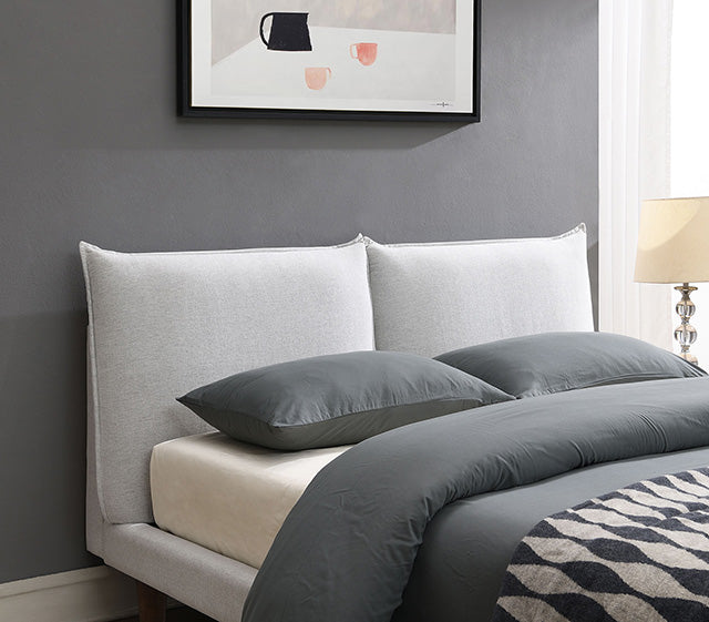 Verwood E.King, Full, & Queen Bed Gray & Light Gray - Furniture Stars (Chicago, IL)