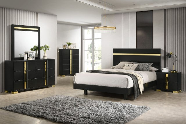 Lillestrom E.King, Queen, Full, & Full Bed Black & White - Furniture Stars (Chicago, IL)