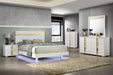 Lillestrom E.King, Queen, Full, & Full Bed Black & White - Furniture Stars (Chicago, IL)