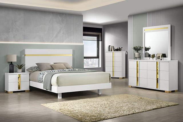 Lillestrom E.King, Queen, Full, & Full Bed Black & White - Furniture Stars (Chicago, IL)