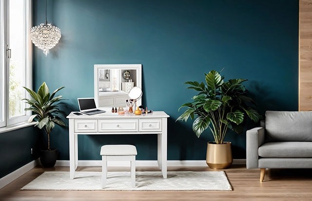 Naucalpan Vanity w/ Stool - Furniture Stars (Chicago, IL)