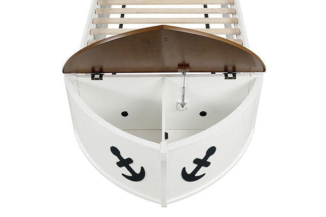 Poseidon Twin Captain Bed - Furniture Stars (Chicago, IL)
