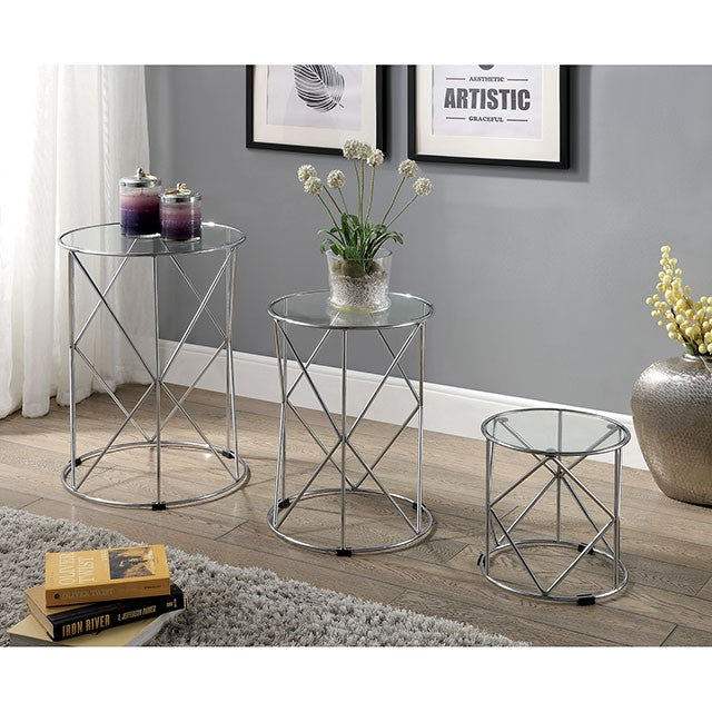 Madyson 3 Pc. Nesting Table - Furniture Stars (Chicago, IL)